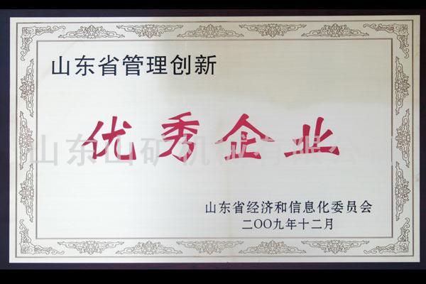 09年省管理(lǐ)創新優秀企業